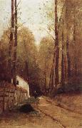 Pataky, Laszlo Parth in the Woods of Fontainebleau Sweden oil painting artist